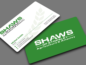 Business Card Design by Graphixpointt for Shaws of Stopsley | Design: #30579622