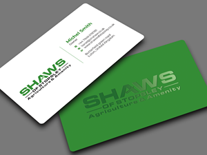 Business Card Design by Graphixpointt for Shaws of Stopsley | Design: #30579623