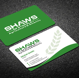 Business Card Design by Graphixpointt for Shaws of Stopsley | Design: #30579645