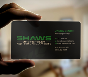 Business Card Design by Expert Bappy for Shaws of Stopsley | Design: #30567214