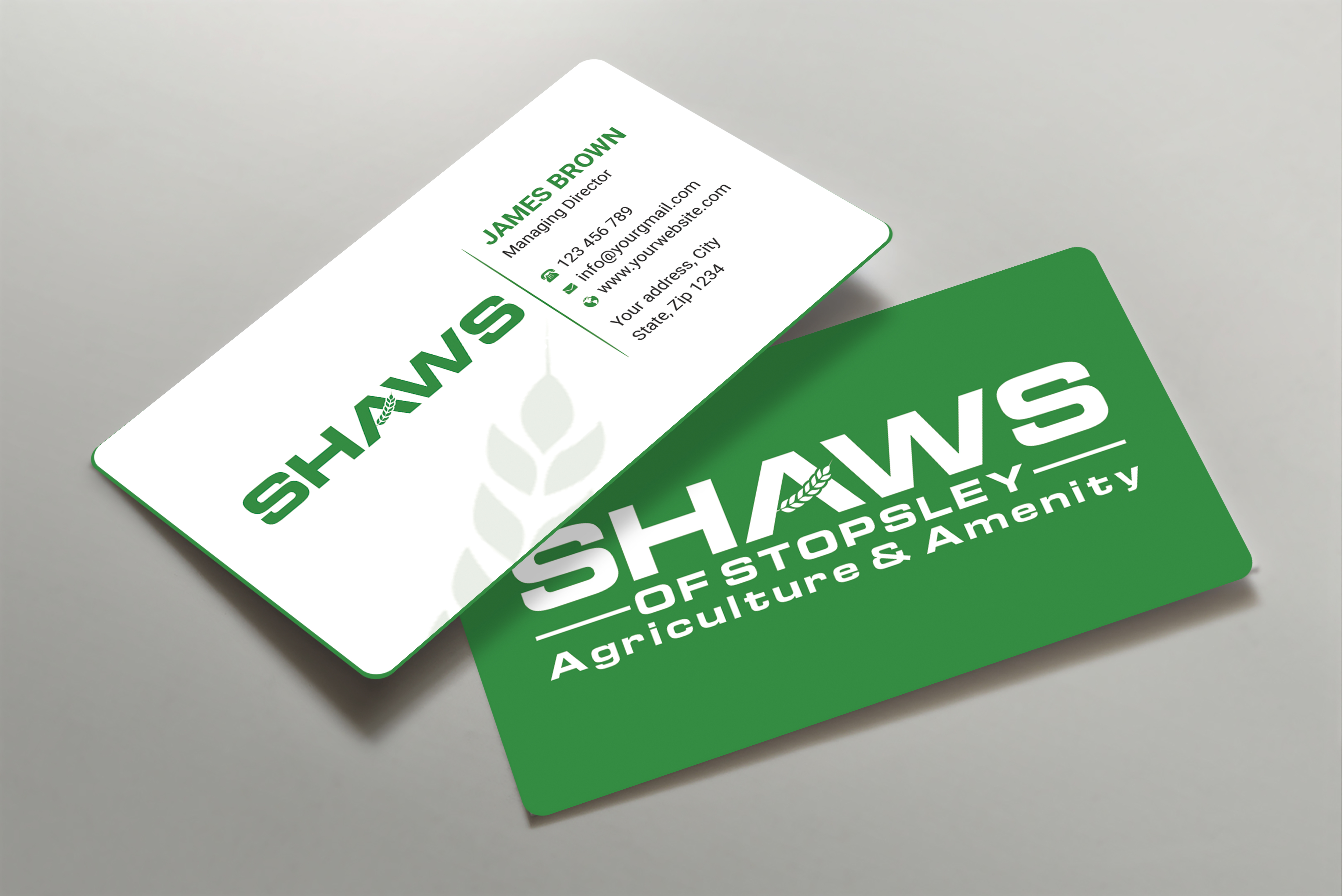 Diseño de Tarjeta de Presentación por Expert Bappy para Shaws of Stopsley | Diseño #30567232