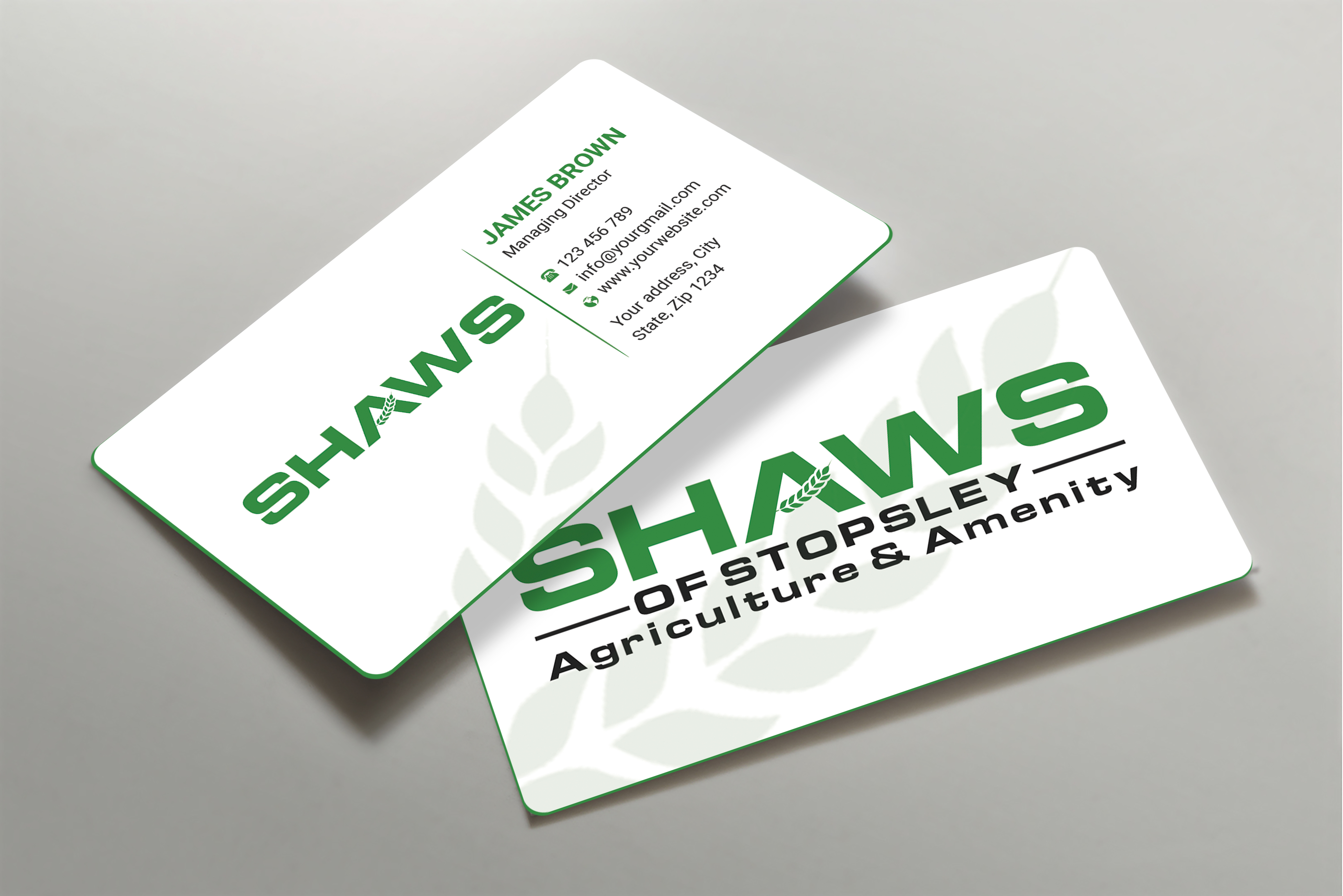 Diseño de Tarjeta de Presentación por Expert Bappy para Shaws of Stopsley | Diseño #30567243