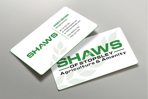 Business Card Design by Expert Bappy for Shaws of Stopsley | Design: #30567243