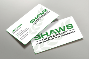 Business Card Design by Expert Bappy for Shaws of Stopsley | Design: #30567260