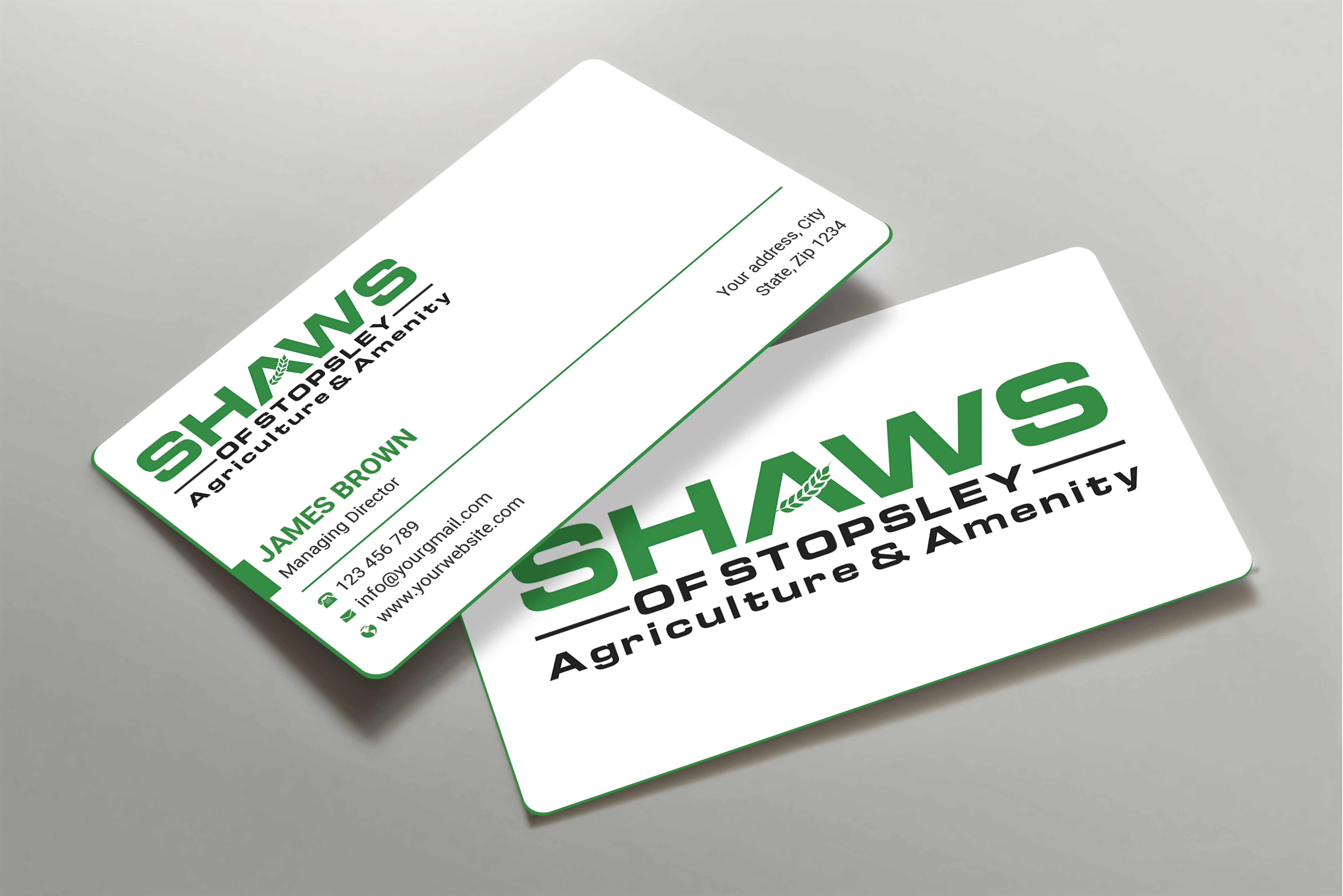 Diseño de Tarjeta de Presentación por Expert Bappy para Shaws of Stopsley | Diseño #30567292