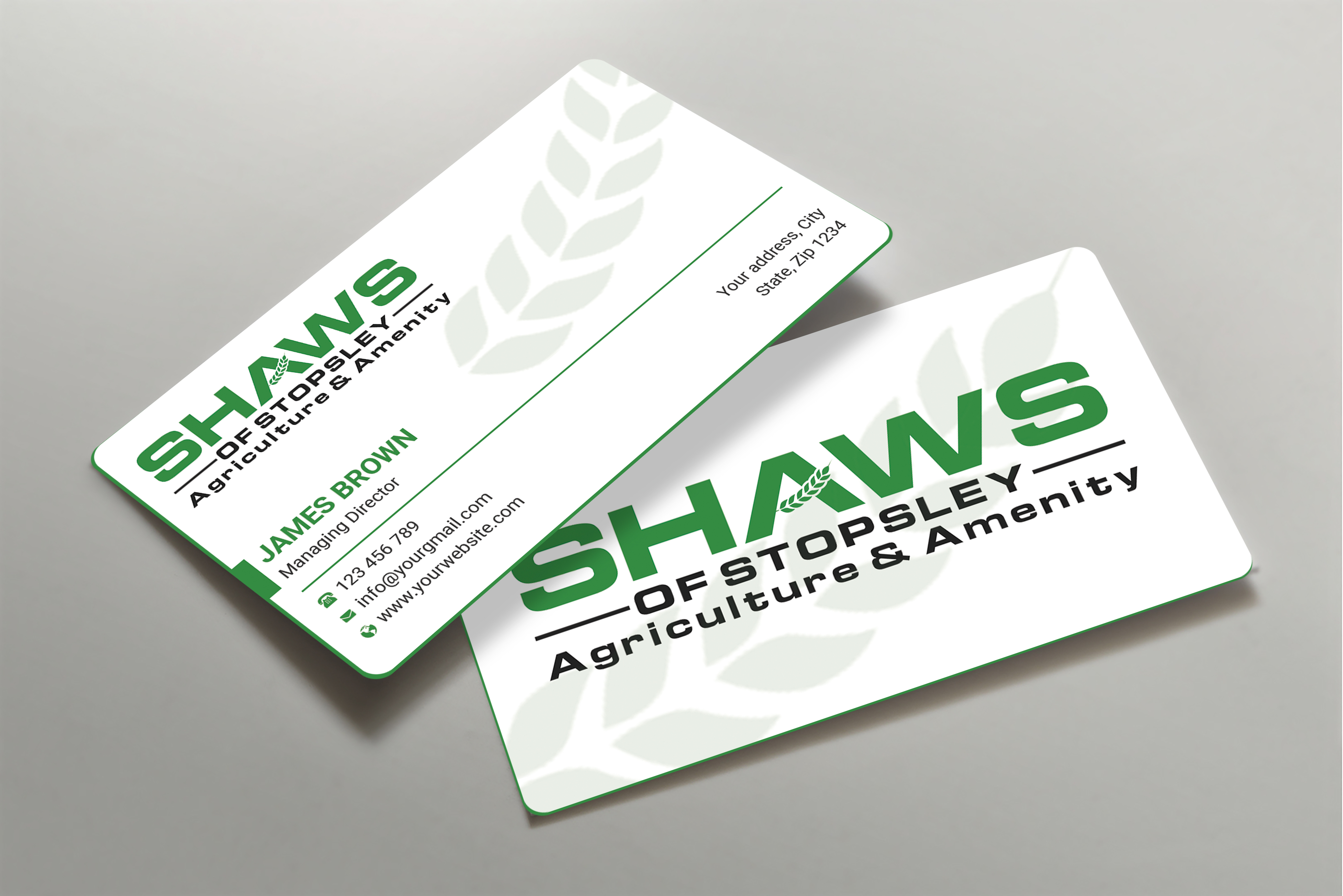 Diseño de Tarjeta de Presentación por Expert Bappy para Shaws of Stopsley | Diseño #30567297
