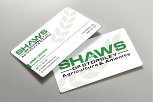 Business Card Design by Expert Bappy for Shaws of Stopsley | Design: #30567297