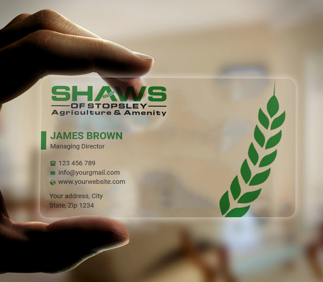 Diseño de Tarjeta de Presentación por Expert Bappy para Shaws of Stopsley | Diseño #30567515