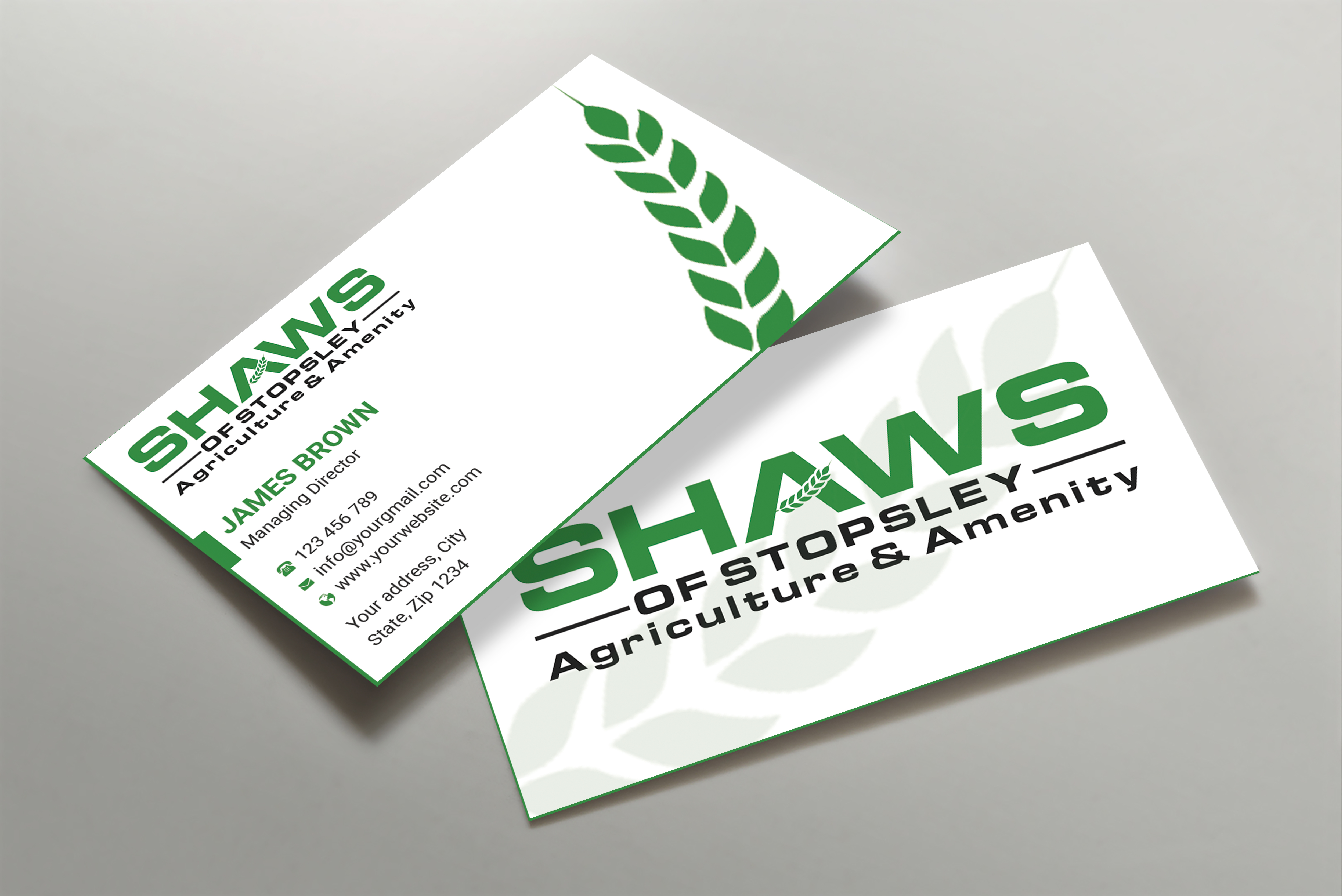 Diseño de Tarjeta de Presentación por Expert Bappy para Shaws of Stopsley | Diseño #30567521