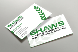 Business Card Design by Expert Bappy for Shaws of Stopsley | Design: #30567521