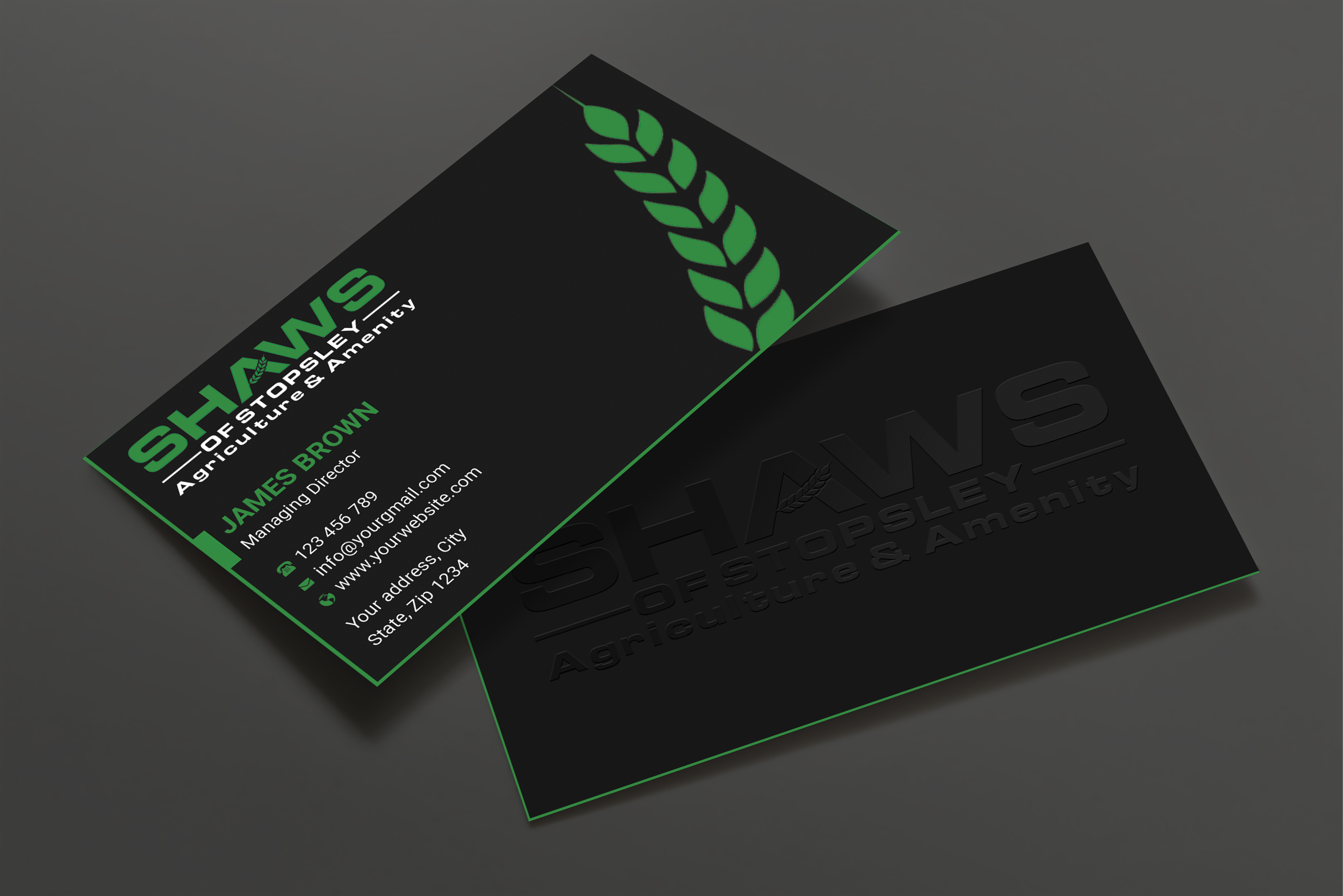 Diseño de Tarjeta de Presentación por Expert Bappy para Shaws of Stopsley | Diseño #30567551