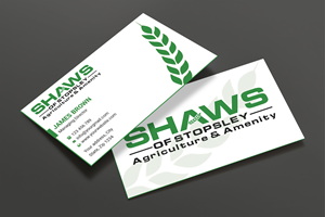 Business Card Design by Expert Bappy for Shaws of Stopsley | Design: #30567571
