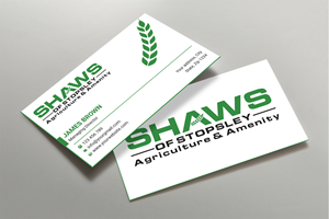 Business Card Design by Expert Bappy for Shaws of Stopsley | Design: #30567580