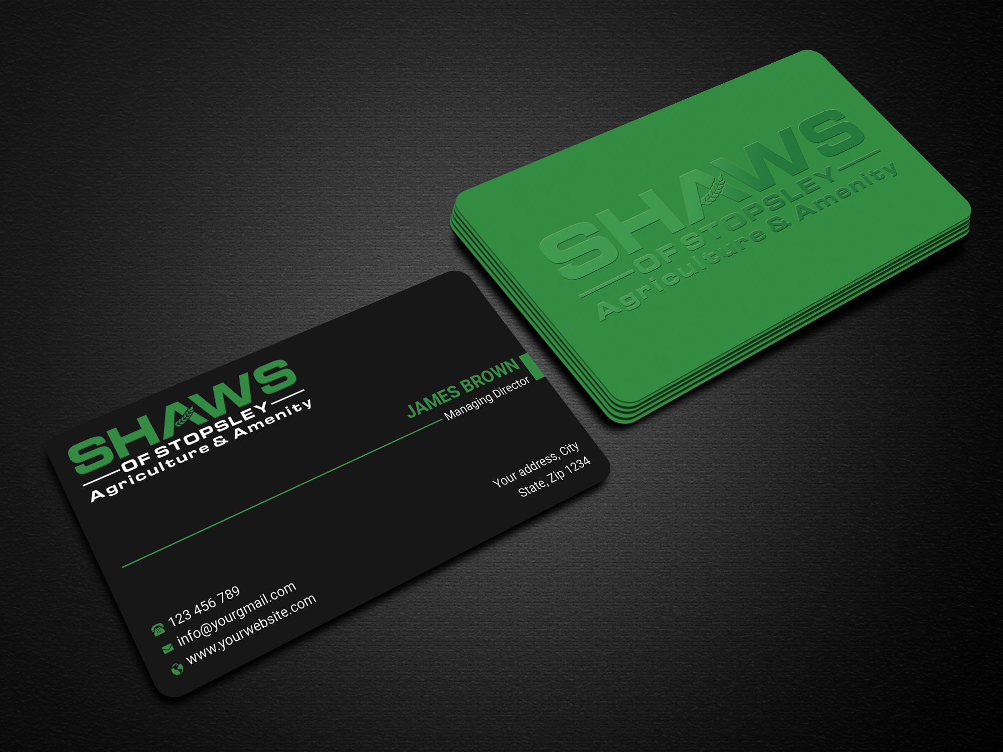 Diseño de Tarjeta de Presentación por Expert Bappy para Shaws of Stopsley | Diseño #30567643