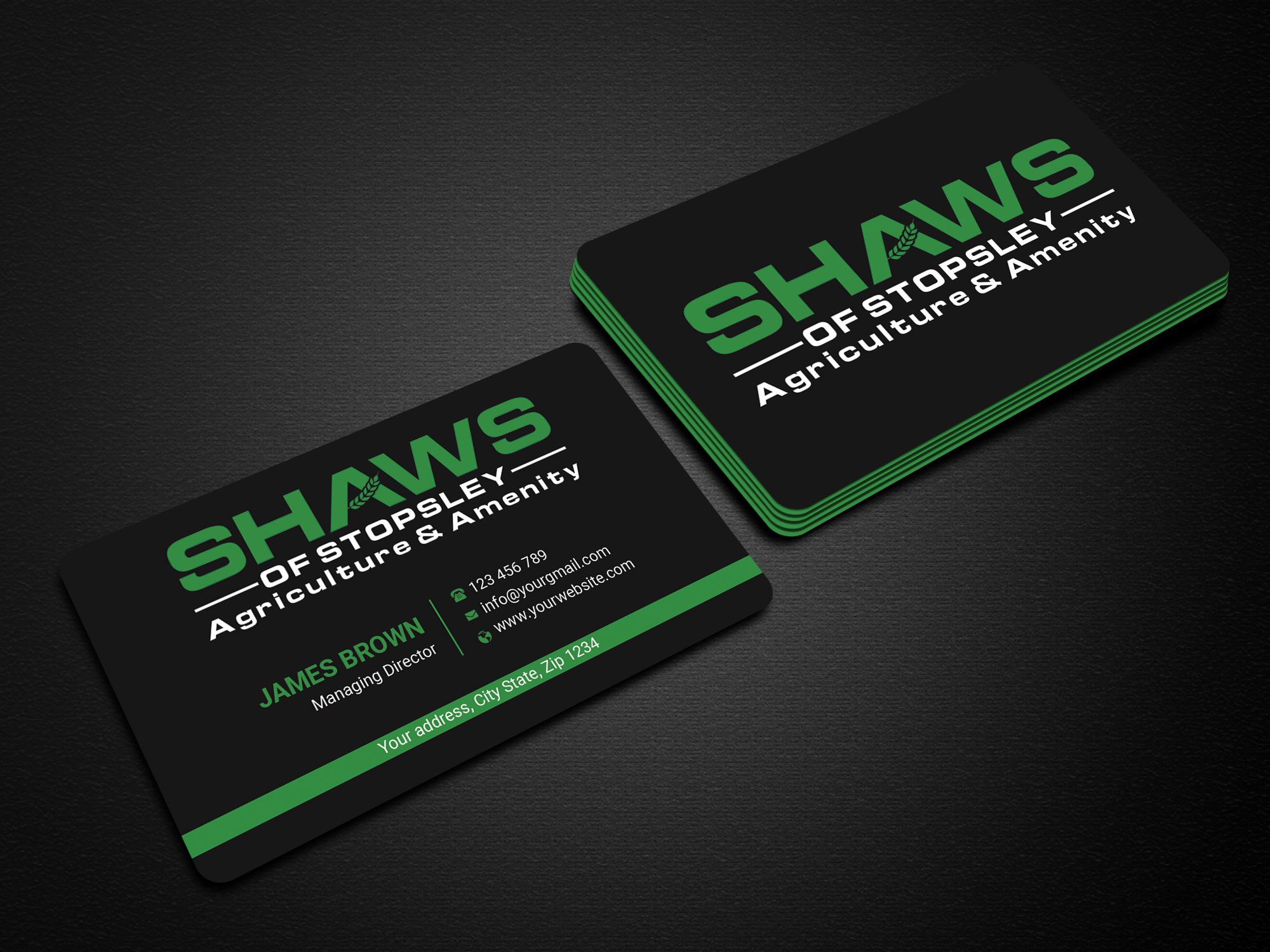 Diseño de Tarjeta de Presentación por Expert Bappy para Shaws of Stopsley | Diseño #30567750
