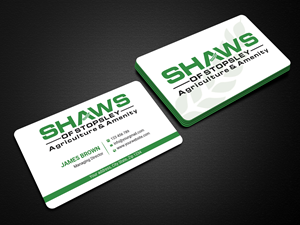 Business Card Design by Expert Bappy for Shaws of Stopsley | Design: #30567778