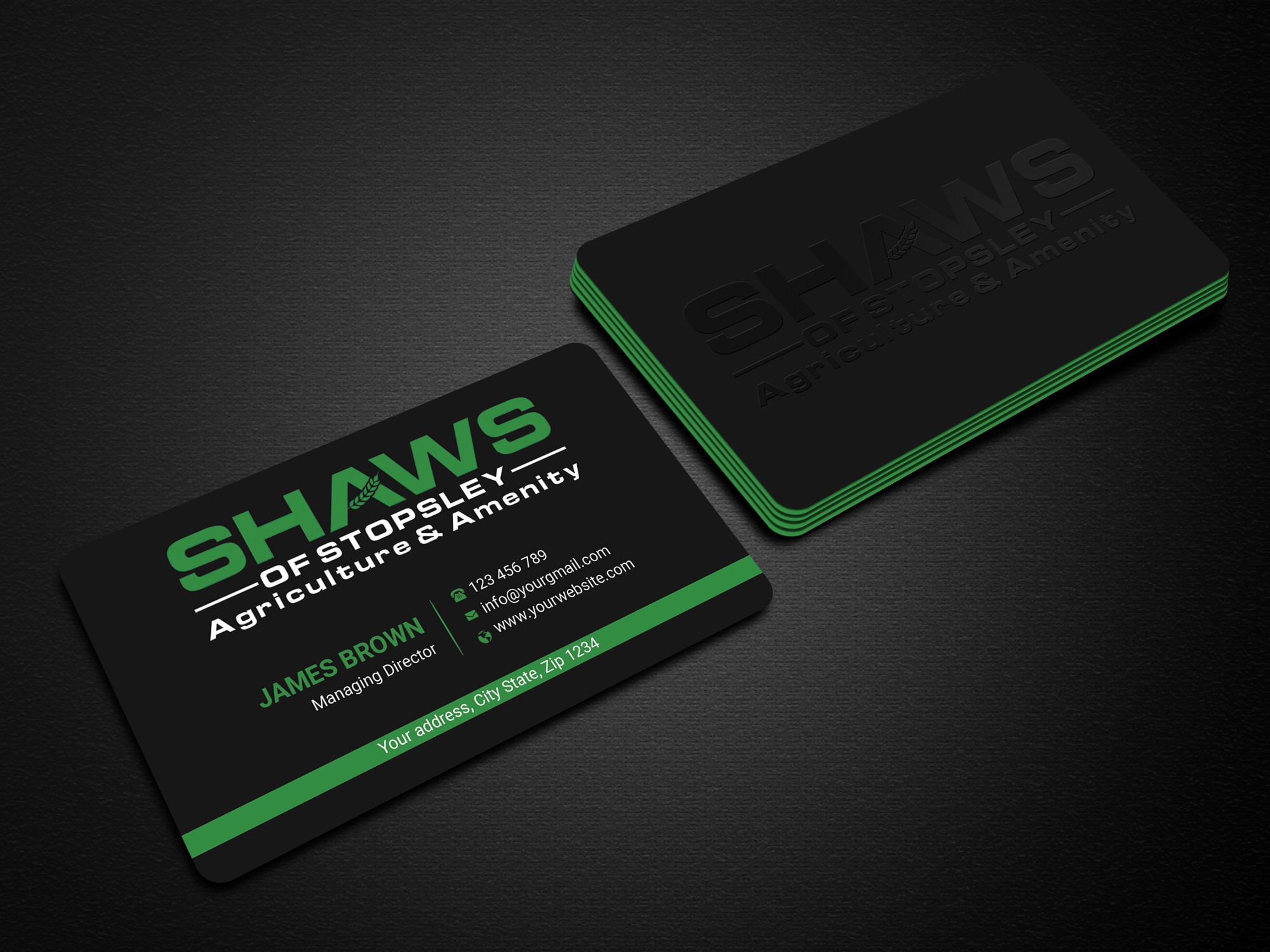 Business Card Design by Expert Bappy for Shaws of Stopsley | Design #30567792