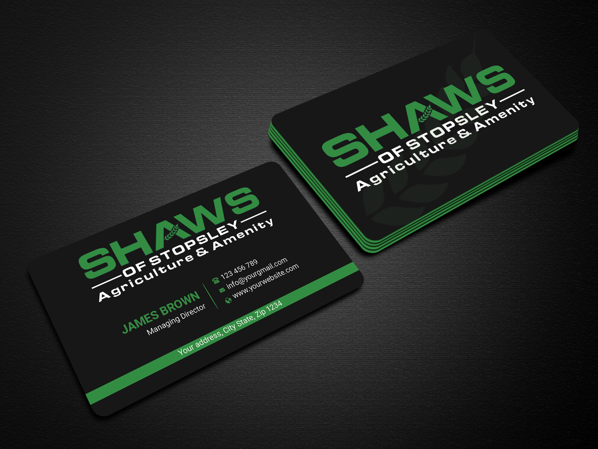 Business Card Design by Expert Bappy for Shaws of Stopsley | Design #30567845