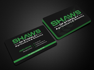 Business Card Design by Expert Bappy for Shaws of Stopsley | Design: #30567845