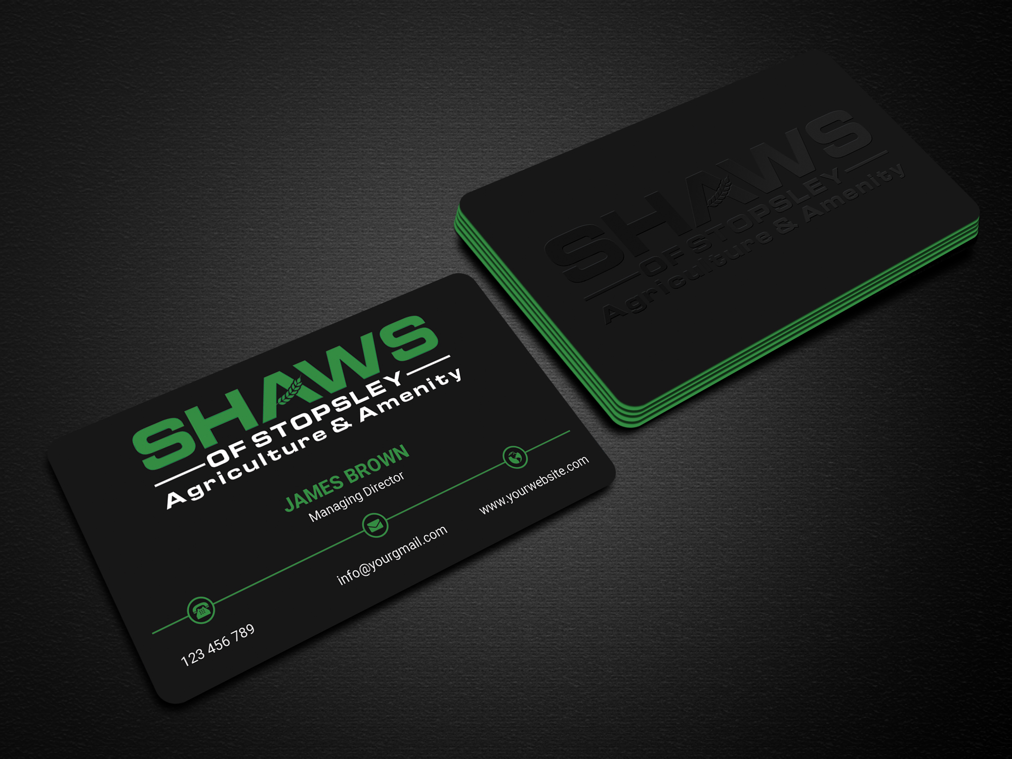 Business Card Design by Expert Bappy for Shaws of Stopsley | Design #30567854