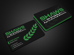 Business Card Design by Expert Bappy for Shaws of Stopsley | Design: #30567894
