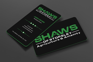 Business Card Design by Expert Bappy for Shaws of Stopsley | Design: #30568536