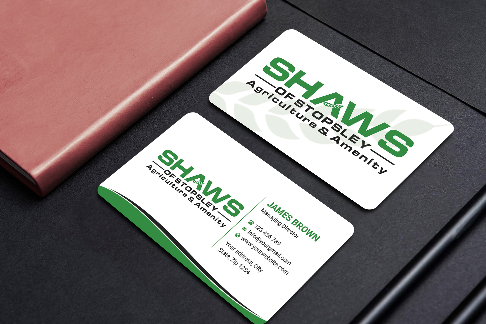 Diseño de Tarjeta de Presentación por Expert Bappy para Shaws of Stopsley | Diseño #30568734