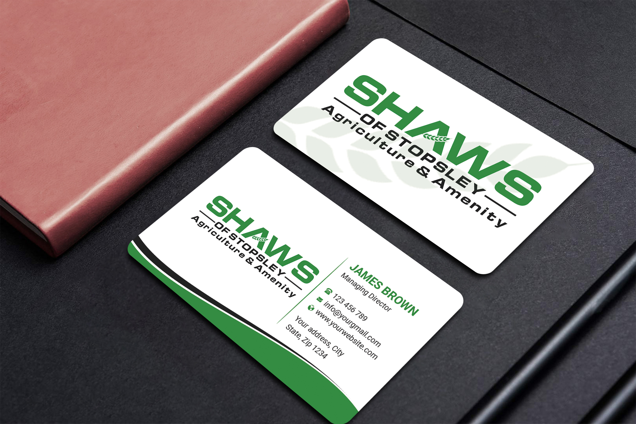 Diseño de Tarjeta de Presentación por Expert Bappy para Shaws of Stopsley | Diseño #30568737