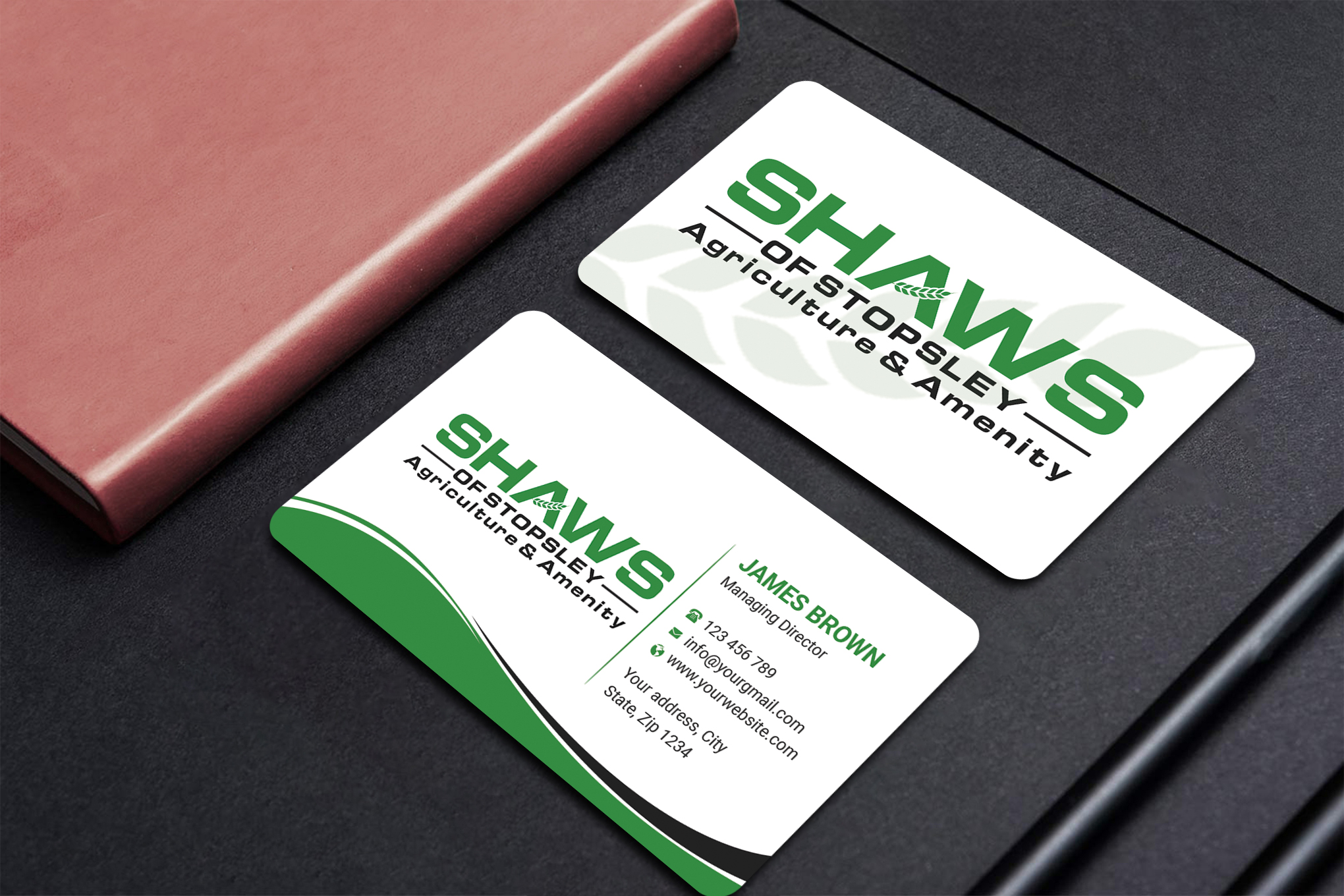 Diseño de Tarjeta de Presentación por Expert Bappy para Shaws of Stopsley | Diseño #30568749