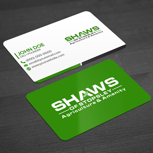 Diseño de Tarjeta de Presentación por WellDesign para Shaws of Stopsley | Diseño: #30570266