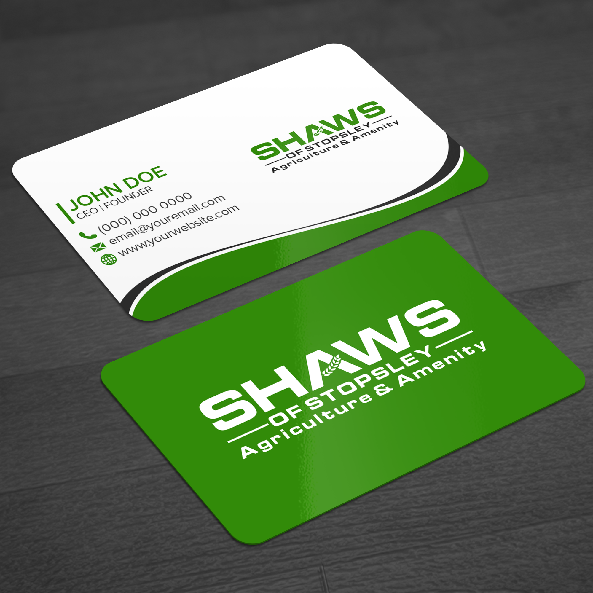 Diseño de Tarjeta de Presentación por WellDesign para Shaws of Stopsley | Diseño #30570267