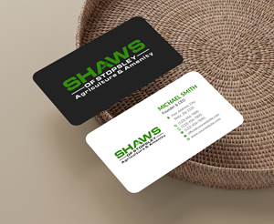 Business Card Design by Sun Moon Graphic Designer for Shaws of Stopsley | Design #30568758