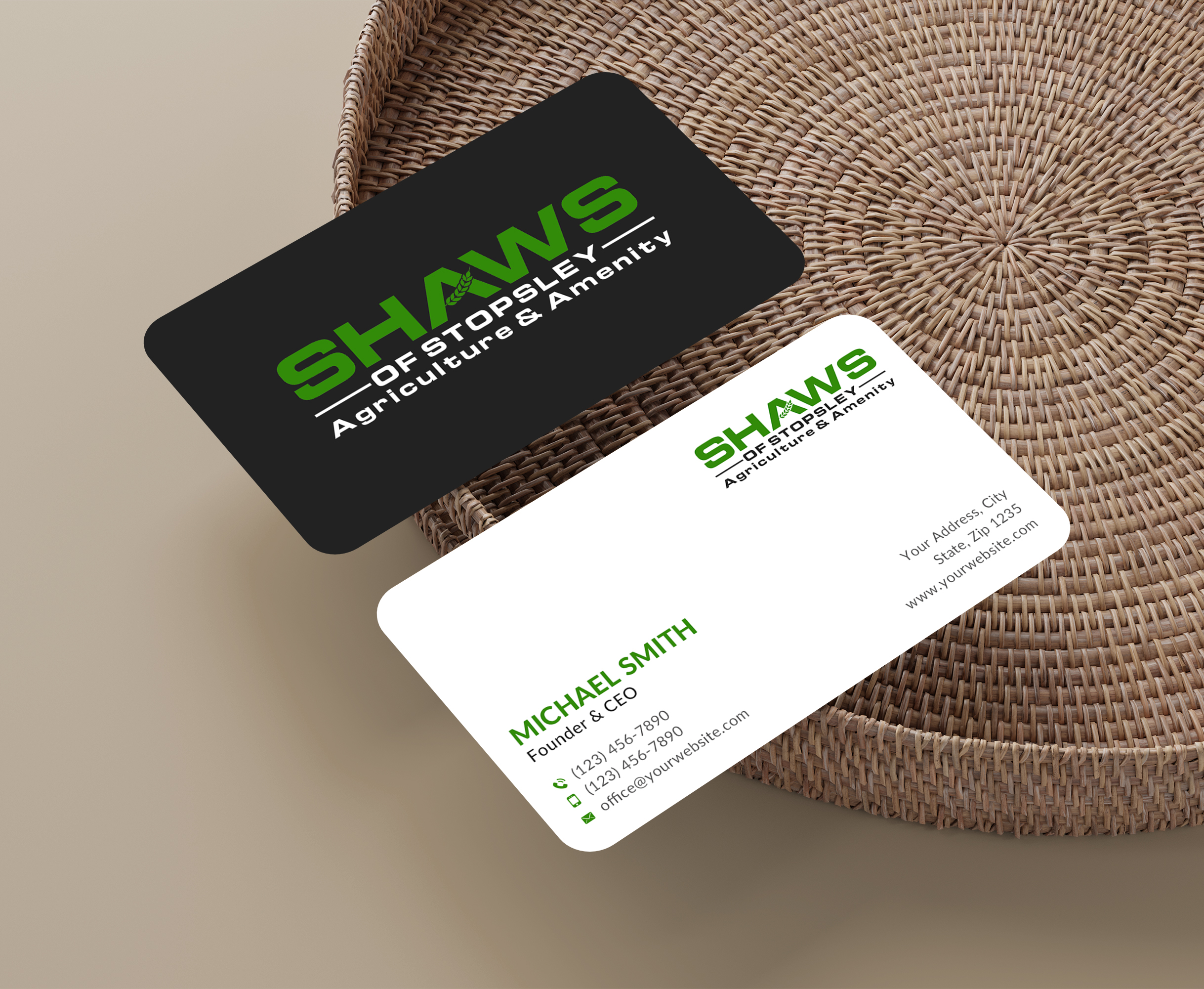 Business Card Design by Sun Moon Graphic Designer for Shaws of Stopsley | Design #30568759