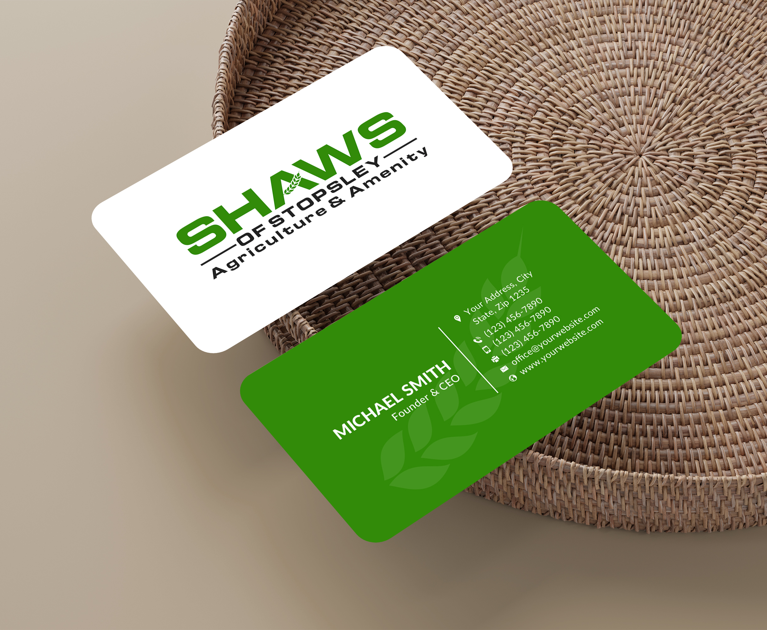 Business Card Design by Sun Moon Graphic Designer for Shaws of Stopsley | Design #30568761