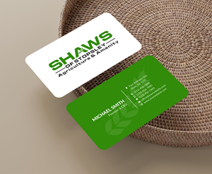 Business Card Design by Sun Moon Graphic Designer for Shaws of Stopsley | Design: #30568761