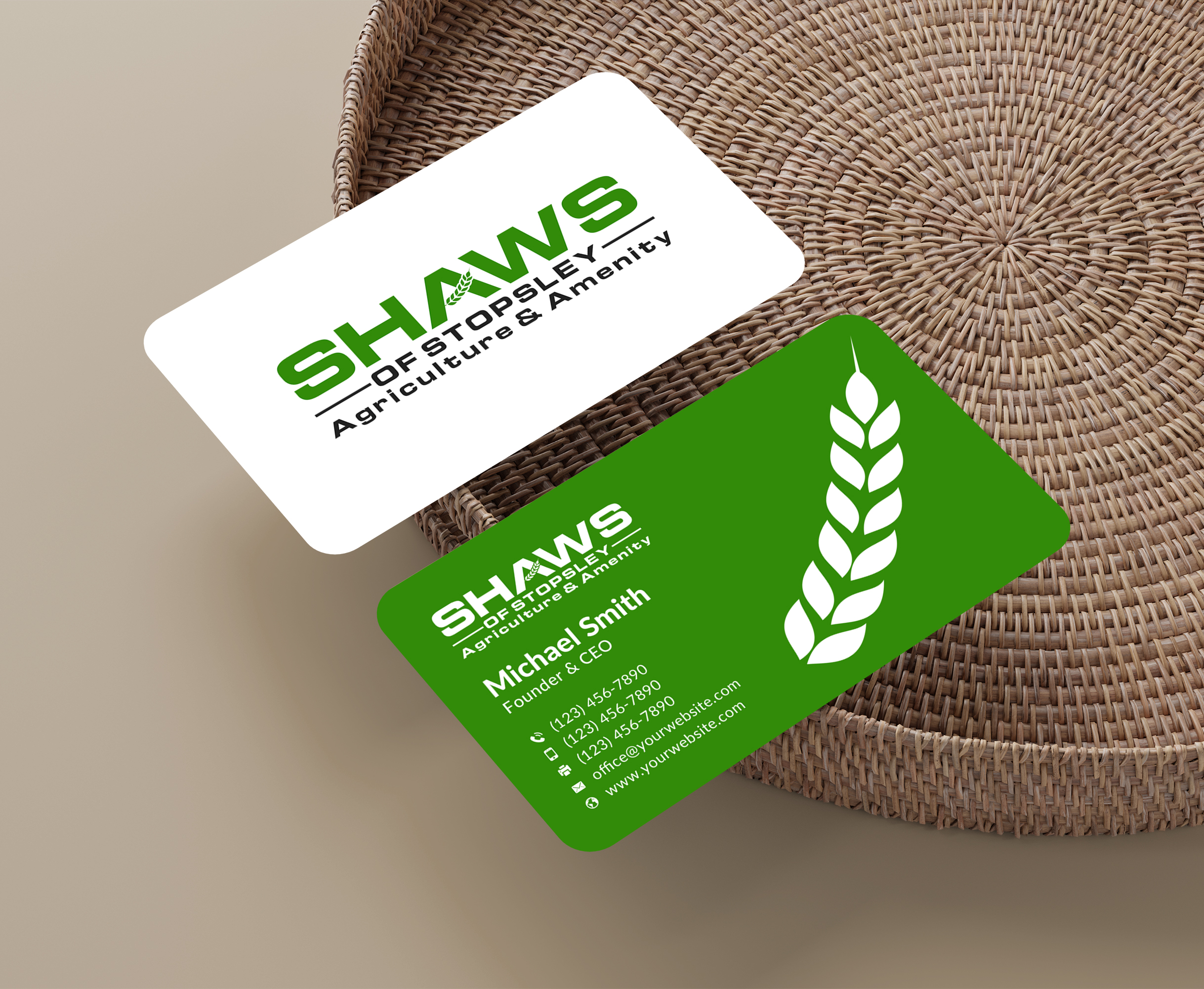Business Card Design by Sun Moon Graphic Designer for Shaws of Stopsley | Design #30568762
