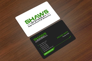 Business Card Design by Sun Moon Graphic Designer for Shaws of Stopsley | Design: #30568763