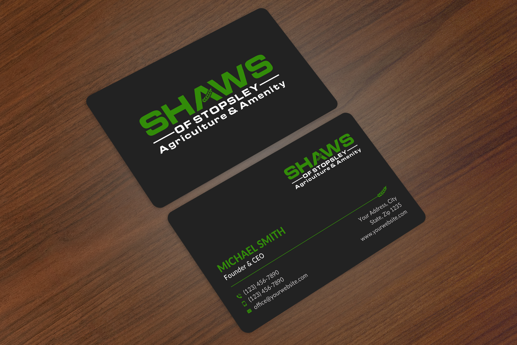 Business Card Design by Sun Moon Graphic Designer for Shaws of Stopsley | Design #30568765