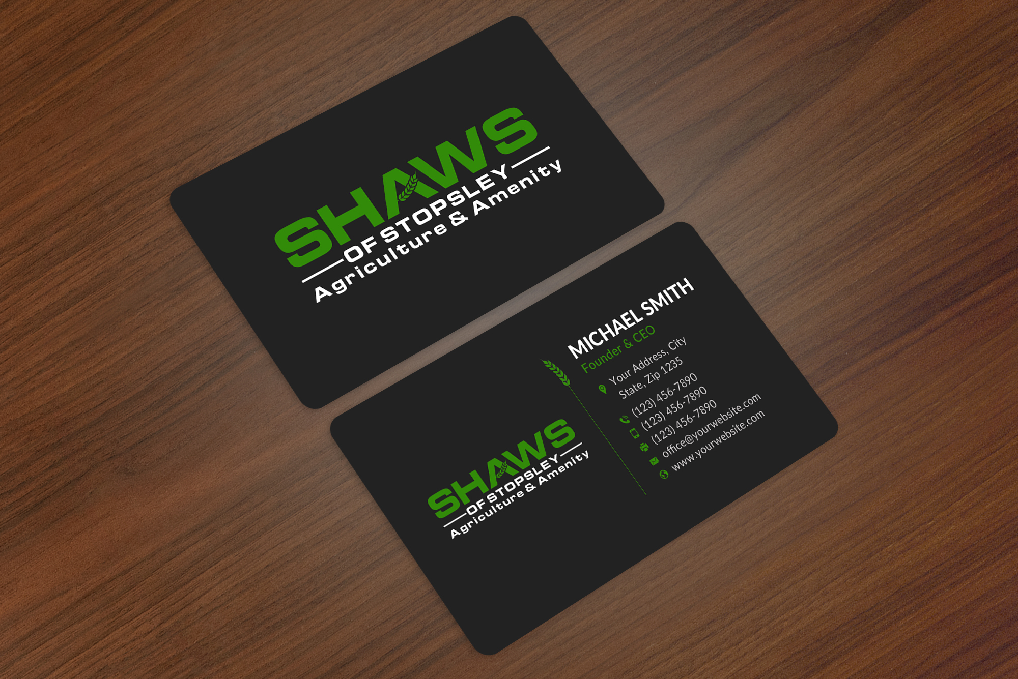 Business Card Design by Sun Moon Graphic Designer for Shaws of Stopsley | Design #30568766