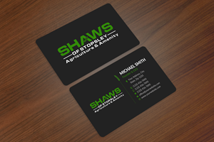Business Card Design by Sun Moon Graphic Designer for Shaws of Stopsley | Design: #30568766
