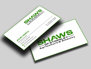 Business Card Design by jaggi5097 for Shaws of Stopsley | Design #30571274