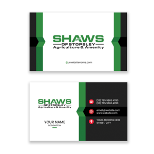 Business Card Design by basitmadni290 for Shaws of Stopsley | Design #30568909