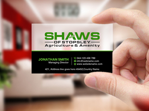 Business Card Design by Creations Box 2015 for Shaws of Stopsley | Design: #30568174