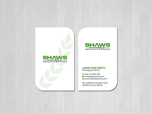 Business Card Design by Creations Box 2015 for Shaws of Stopsley | Design: #30568179