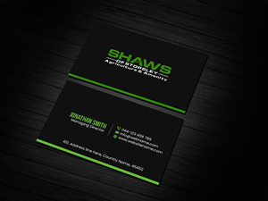 Business Card Design by Creations Box 2015 for Shaws of Stopsley | Design: #30568183