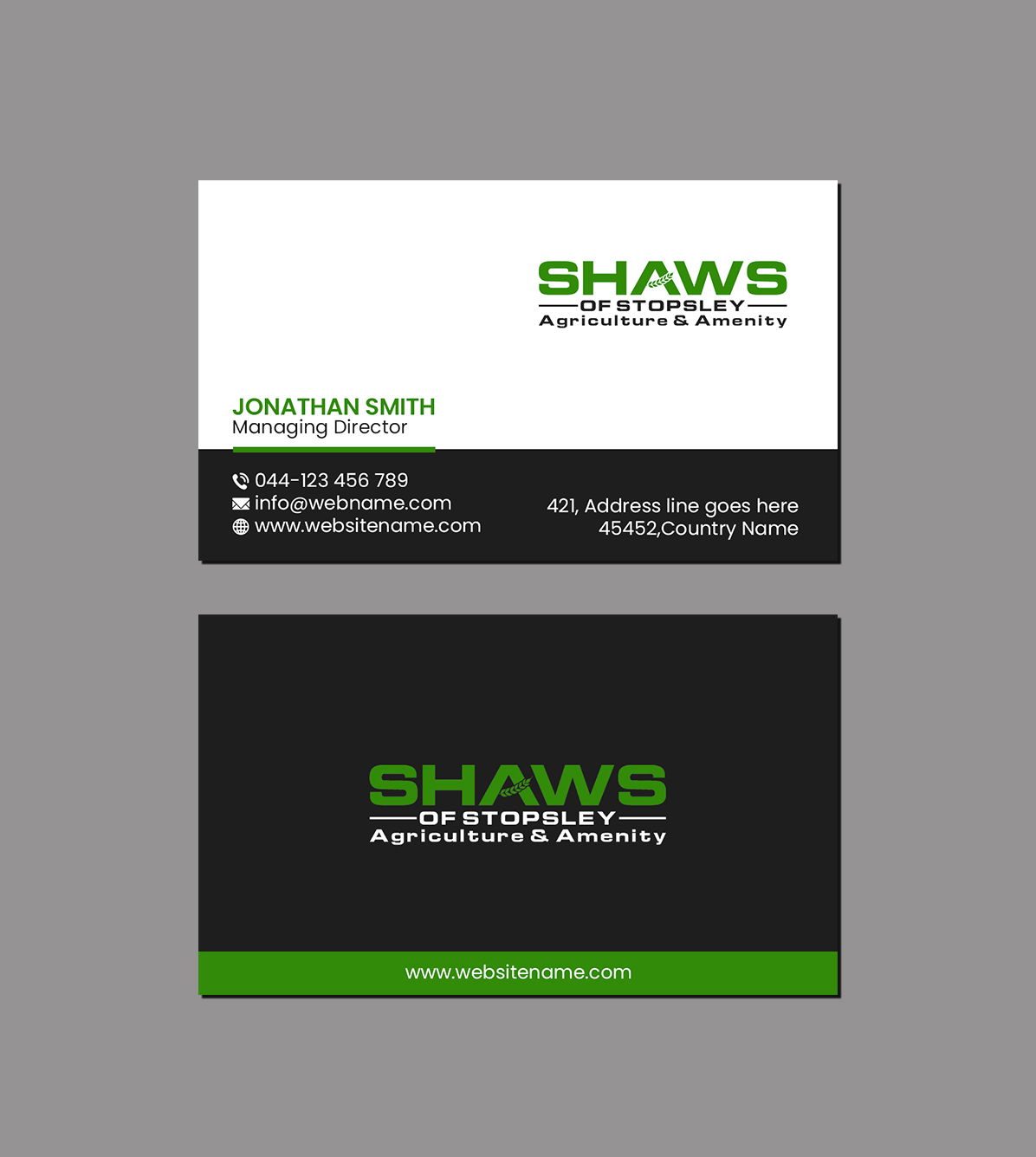 Business Card Design by Creations Box 2015 for Shaws of Stopsley | Design #30568196