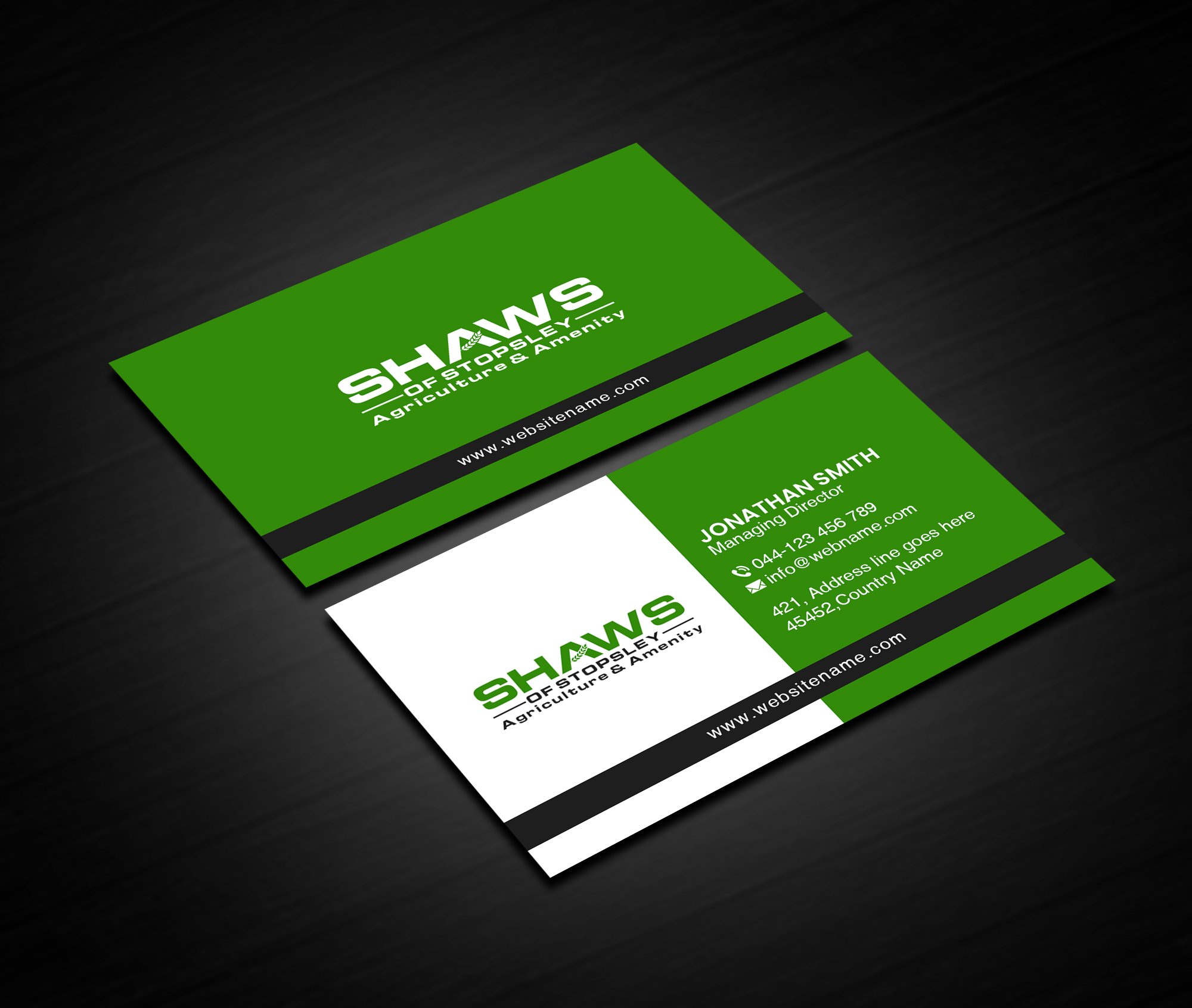 Business Card Design by Creations Box 2015 for Shaws of Stopsley | Design #30568198