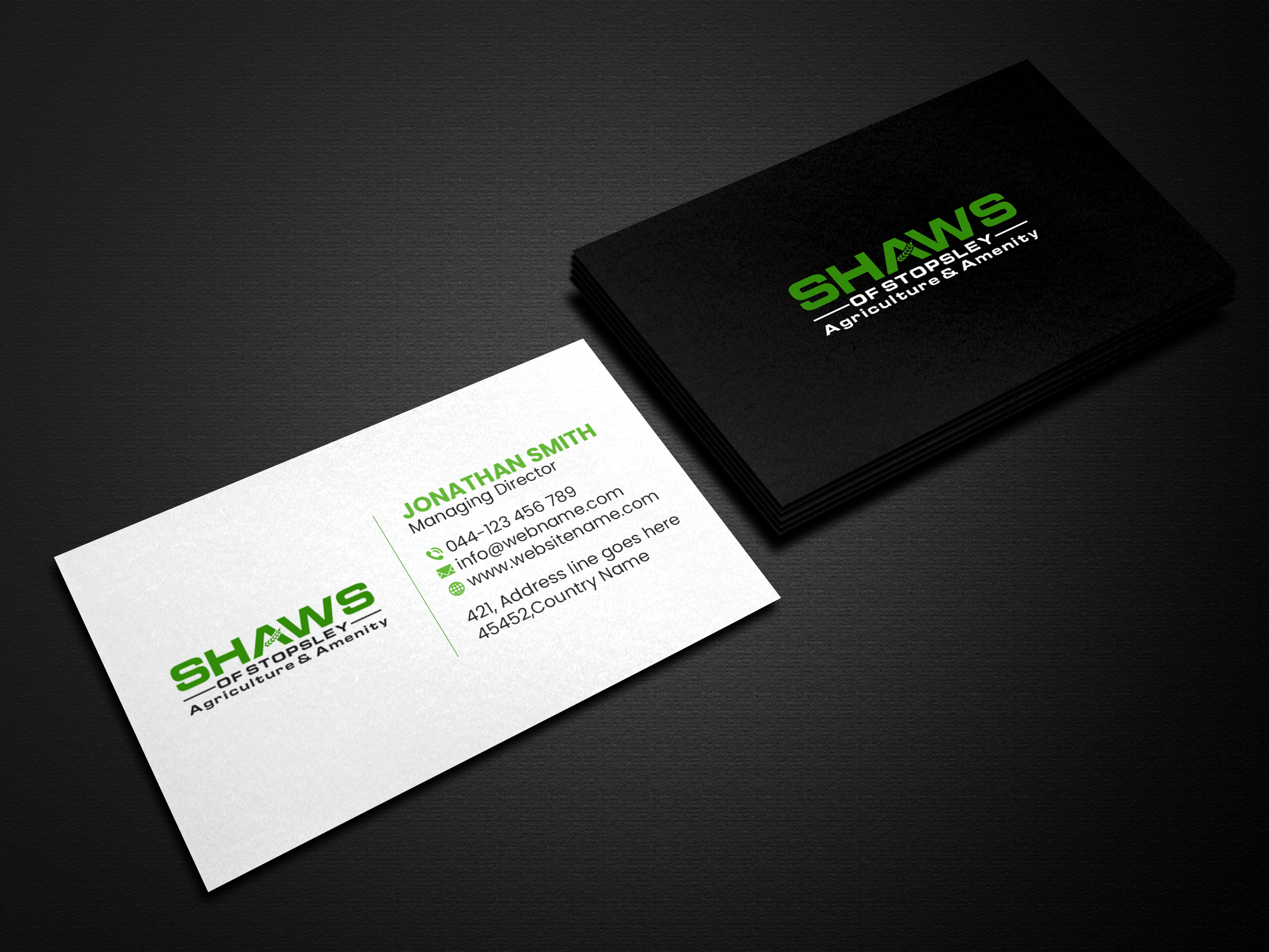 Business Card Design by Creations Box 2015 for Shaws of Stopsley | Design #30568202