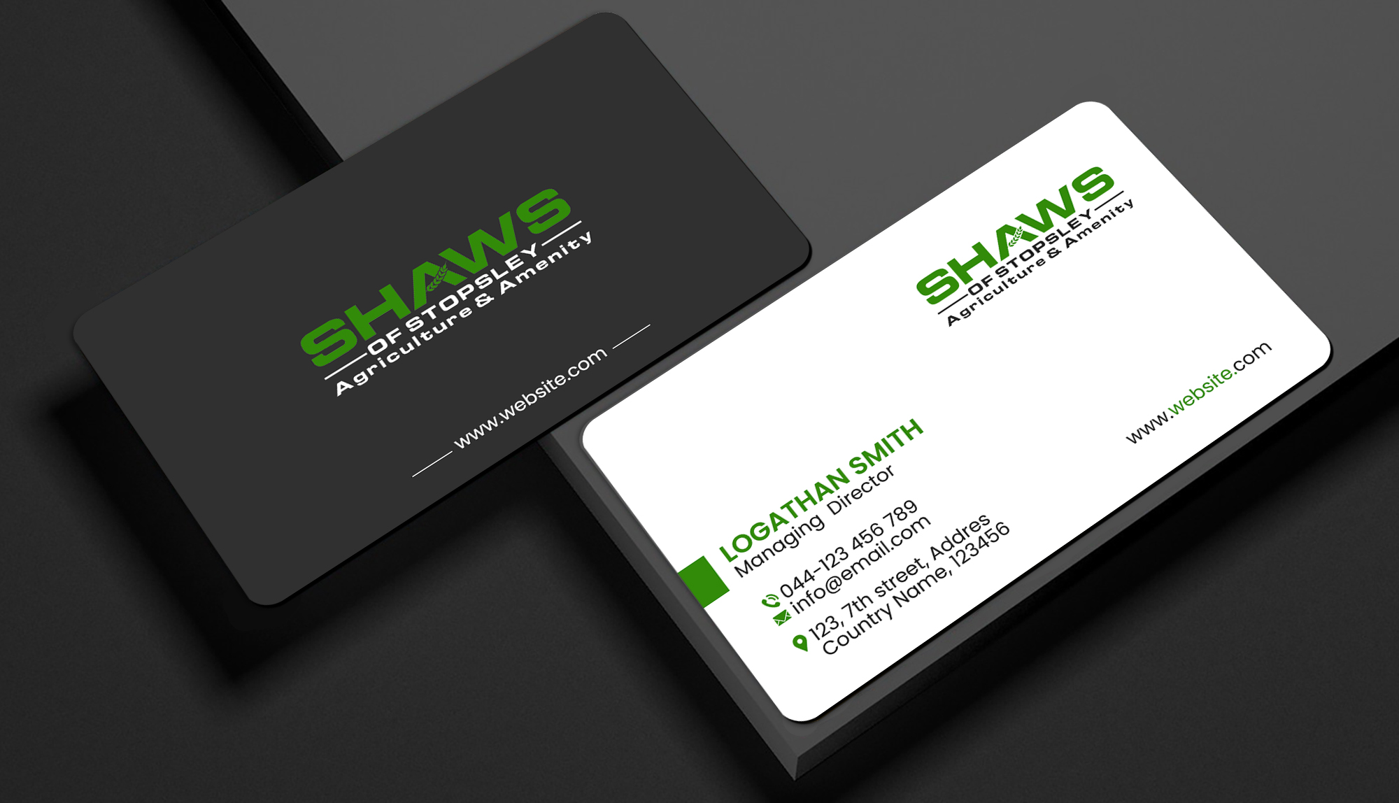 Business Card Design by Creations Box 2015 for Shaws of Stopsley | Design #30568206