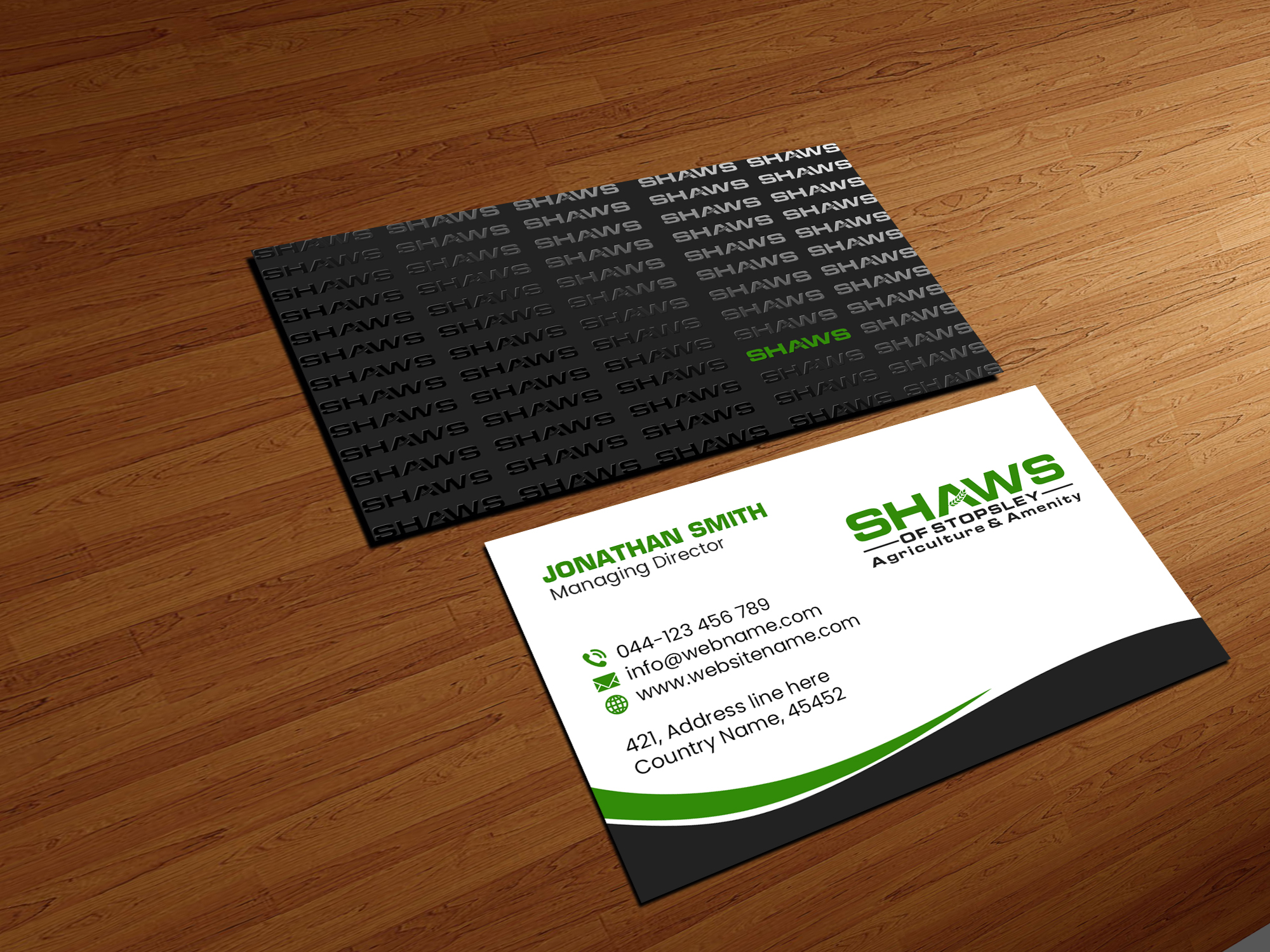 Business Card Design by Creations Box 2015 for Shaws of Stopsley | Design #30568213